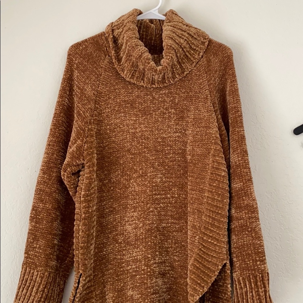 ANTHROPOLOGIE Moth  Cowl neck sweater dress - Picture 3 of 5